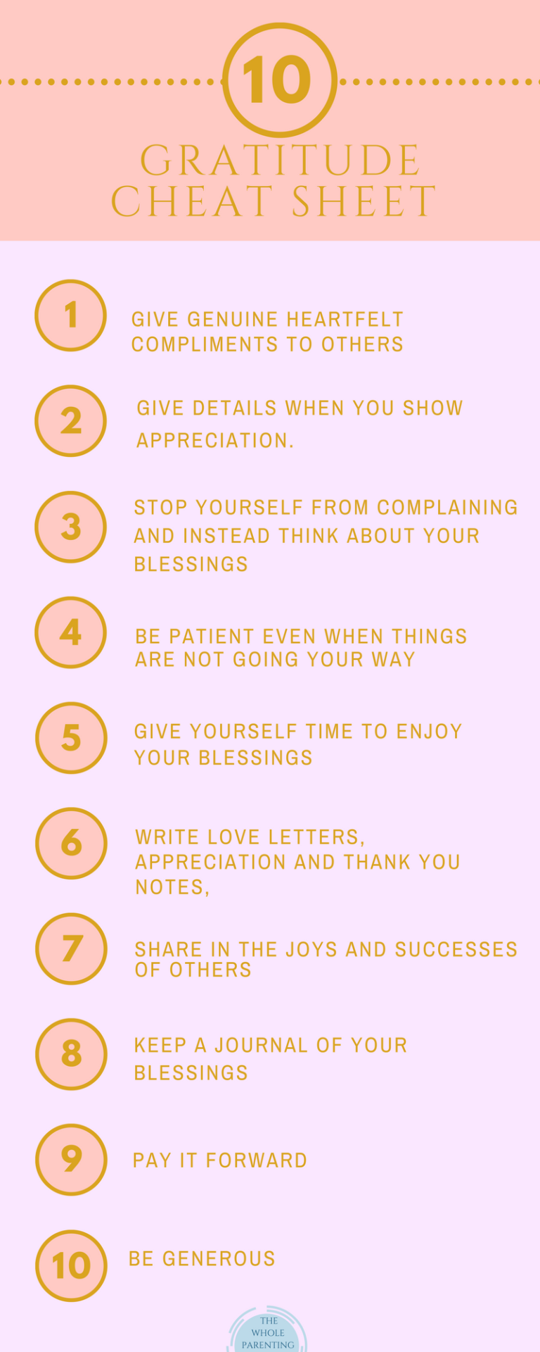 10 Ways to Practice Gratitude - The Whole Parenting